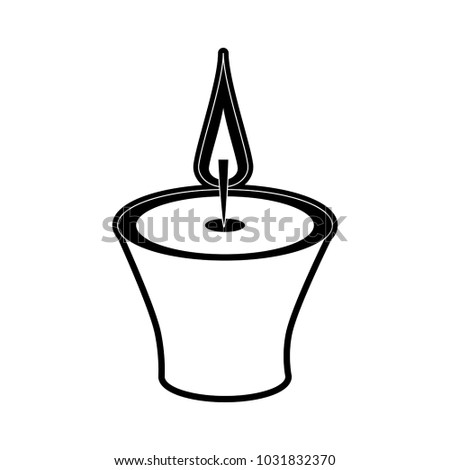 single candle icon image 