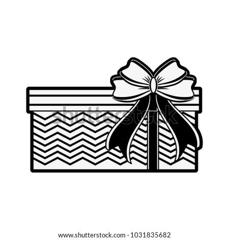 gift box with ribbon bow icon image