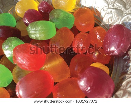 feast candy background unit isolate