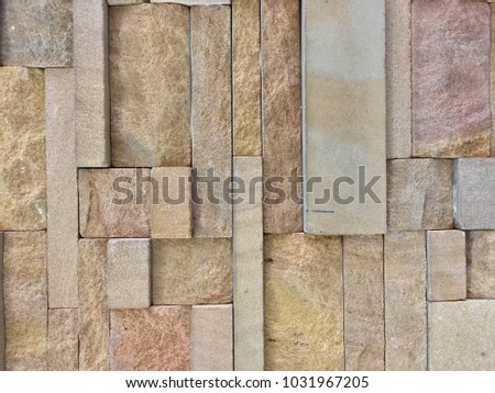 Beautiful Kitchen wall, Brick stone pattern wall.
