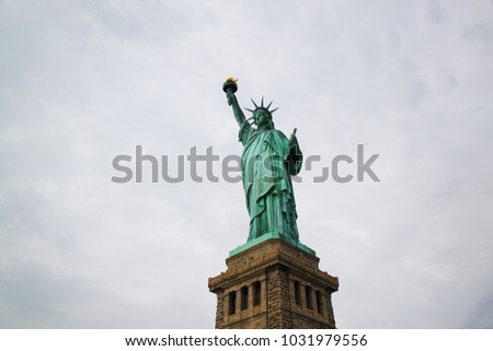 Nice view on Statue of Liberty New York