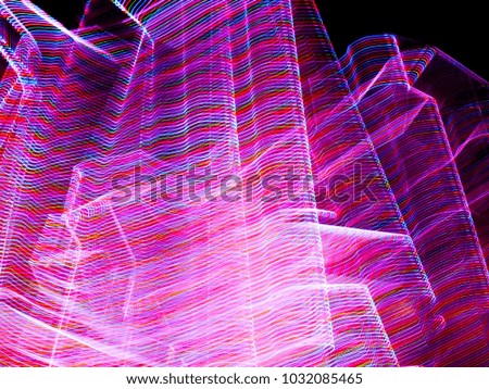 Pinkish light waves