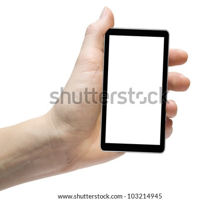 cellphone smart phones tablet in hand for advertisement.