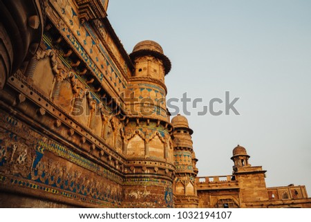 Gwalior fort, ancient architecture in India