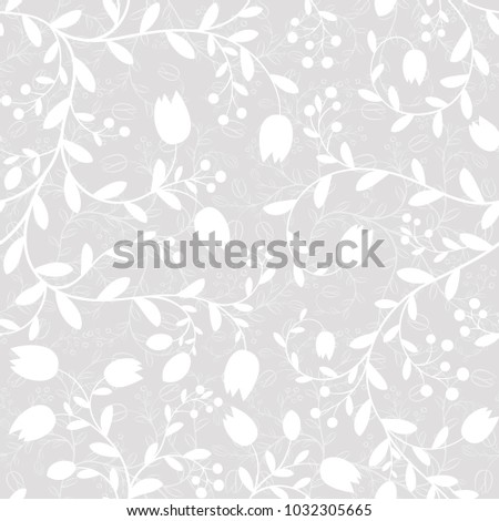 Floral Seamless Pattern. Hand drawn endless vector background, elegant illustration. Can be used for wallpaper, website background, textile, greeting cards, wedding invitation, wrapping, books, print