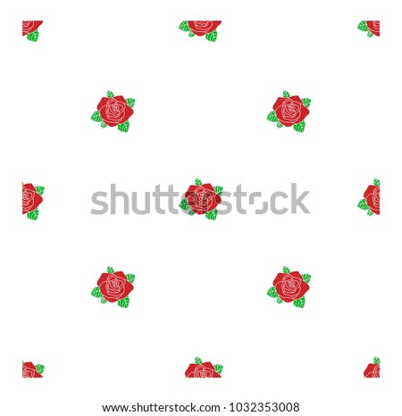 Rose Flower vector design, gaphic
