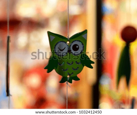 Winking owl christmas decoration
