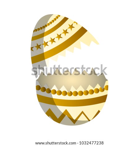 Broken easter egg