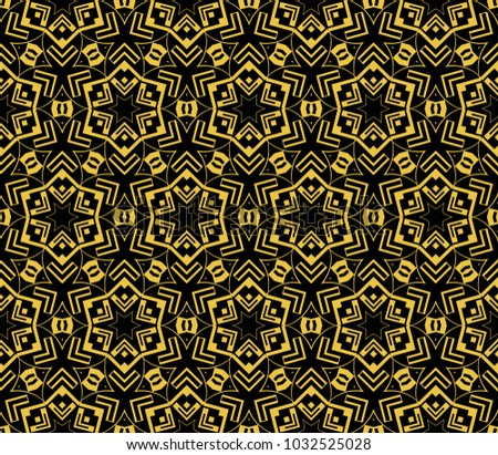 Modern stylish texture. Repeating abstract background with chaotic strokes. Vector monochrome seamless pattern