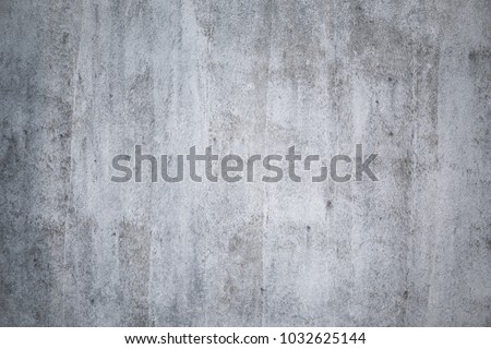 Old white gray cement or concrete  wall. Grunge plastered stucco  textured background.  Royalty-Free Stock Photo #1032625144