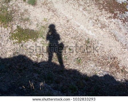 The photographer and his shadow.