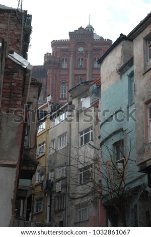 Old jewish neighborhood in Istanbul - Turkey