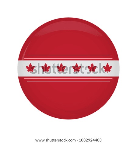 Empty canadian campaign button