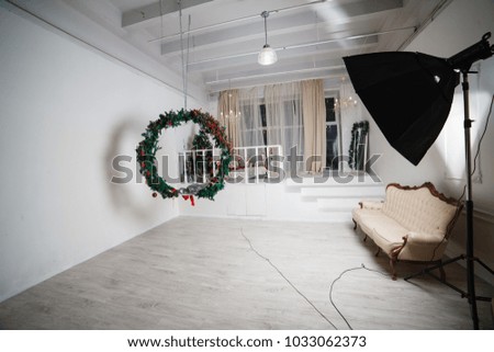 Studio Christmas and New Year interior