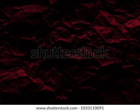 Crumpled paper, texture, dark