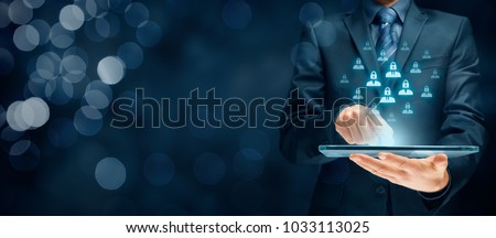 Personal data protection, sensitive personal data protection and GDPR concepts. Royalty-Free Stock Photo #1033113025