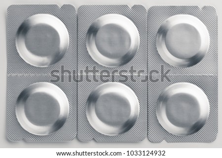 blister foil pack with pills