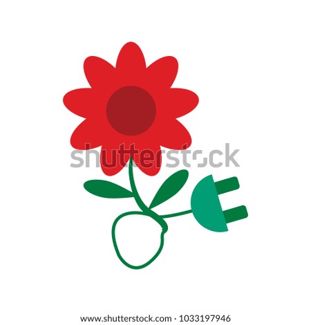 Power Flower Logo Icon Design