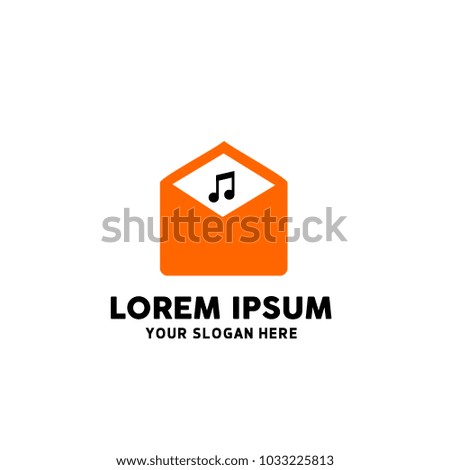Music Mail Logo Template