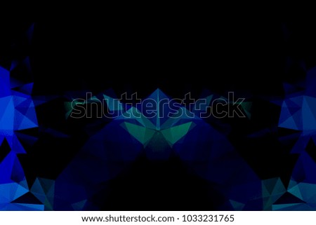 Creative abstract polygonal mosaic background of triangles different sizes and colors. Vector illustration. Contemporary geometrical backdrop