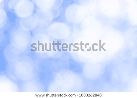 Blue bokeh background, abstract texture