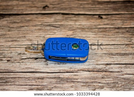 Car Key With Cover Royalty-Free Stock Photo #1033394428