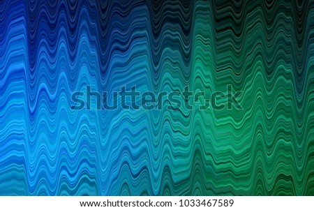 Dark Blue, Green vector background with bubble shapes. Brand-new colored illustration in marble style with gradient. Pattern for your business design.