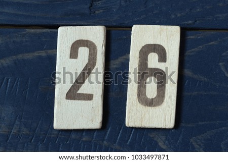 Old retro numbers