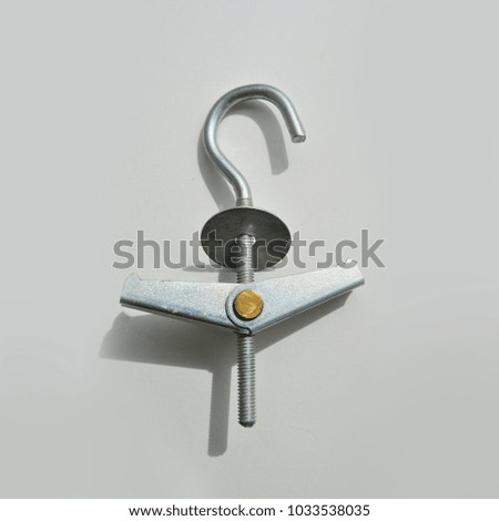 Wall hook and connecting element