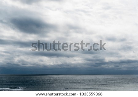 sky and clouds with storm