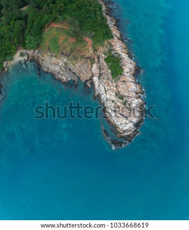 Thailand Koh Samet overlook aerial photography
