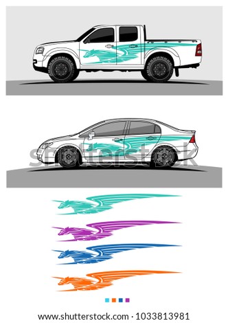 abstract racing graphic kit background for truck car and vehicles