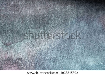 Abstract black watercolor background. Grunge watercolor texture