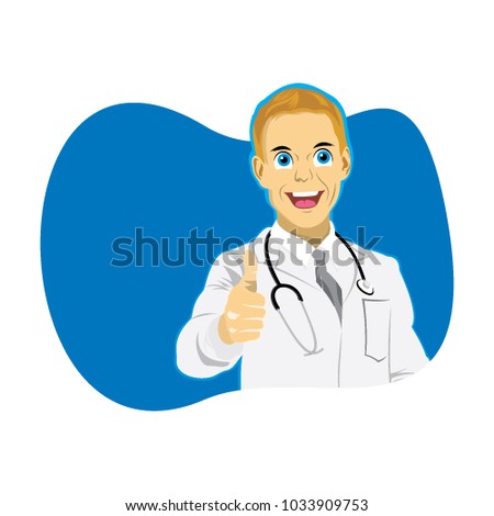 man working doctor logo