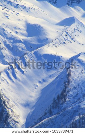 Winter scenes from Dolomiti