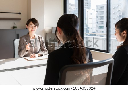asian businesswoman working in office