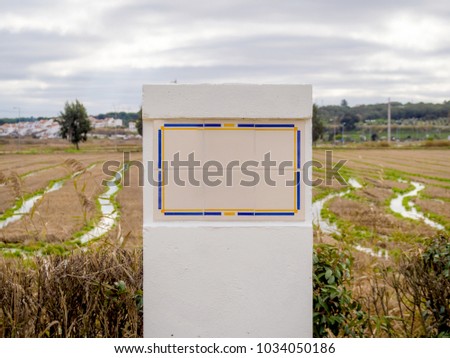 Rural Mockup Tile Sign
