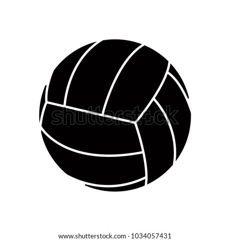 volleyball icon vector