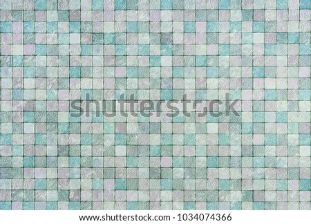 Background, Wallpaper, Backdrop of small Squares with Different Color Patterns, Texture.