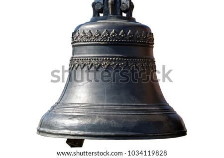 The Church bell on a white background.