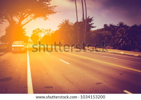 Road in California