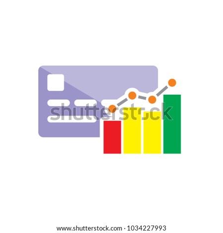 Stats Card Logo Icon Design