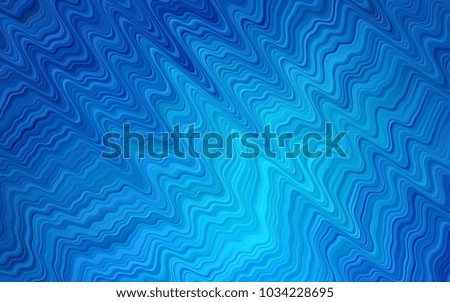 Dark BLUE vector background with bent lines. A completely new color illustration in marble style. New composition for your brand book.