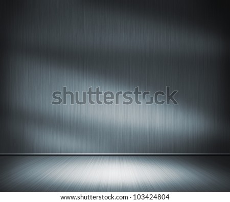 Metal Room Background Royalty-Free Stock Photo #103424804