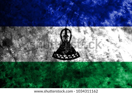 Lesotho smoke flag