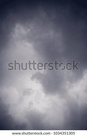Abstract stormy dark cloud background
