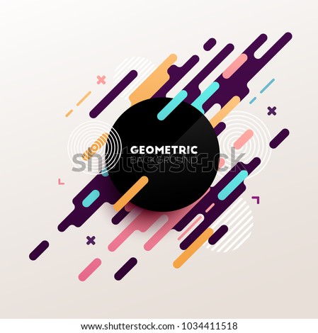 Abstract geometric background. Vector illustration. 