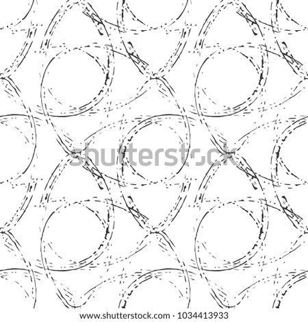 Distressed Seamless decorative texture. Grunge abstract artistic background. EPS10 vector.