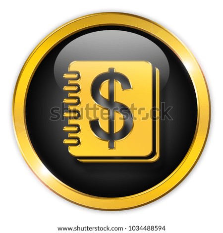 Money  button isolated, 3d illustration