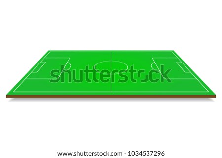 Football soccer field